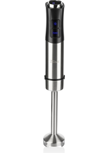 Dikey El Blender 1200W 12 Hız Turbo Paslanmaz Çelik Bıçak Gri
