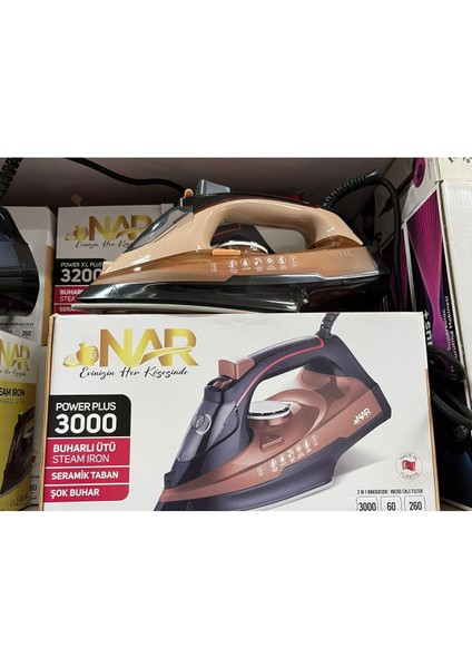 3000W Güçlü Elektrikli Ütü, Hafif ve Renkli, Pratik Kullanım Ev Aleti