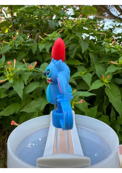 Stitch Termos Aksesuar Pipetli Termos Aksesuarı Pipet Süslemeleri indirimleri