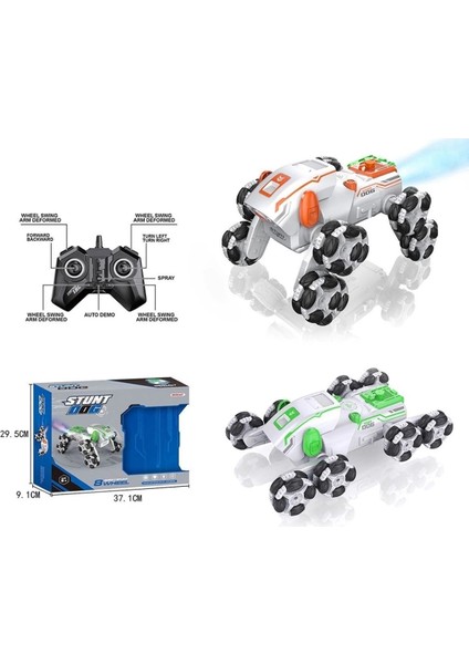 SYR-666-820 Kumandalı Buharlı 8 Teker Stunt Köpek Araba -Vardem Oyuncak modelleri