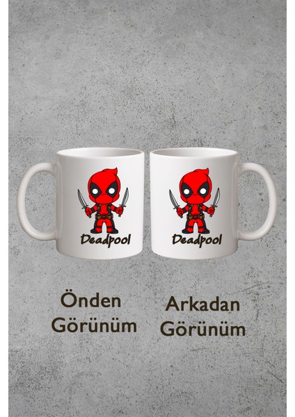 Deadpool Kişiselleştirilebilir Baskılı Kupa Bardak 330 ml fırsatları