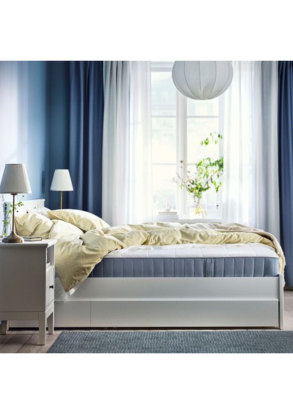 Tek Kişilik Yatak, Açık Mavi, 90X200 Cm, Ekstra Sert fiyatları
