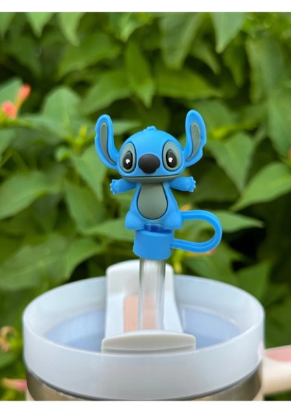 Stitch Termos Aksesuar Pipetli Termos Aksesuarı Pipet Süslemeleri fiyatları