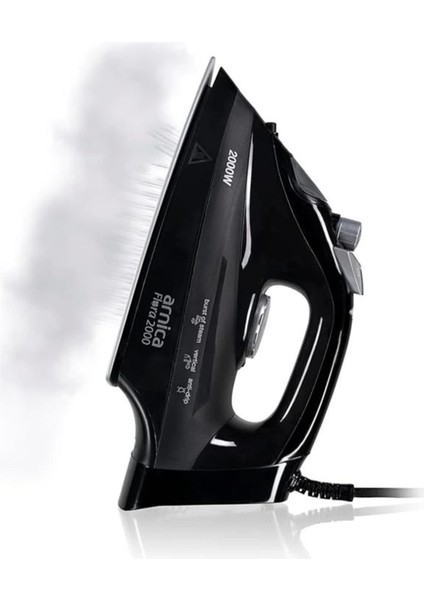 Siyah Gümüş Seramik Ütü, Çok Renkli, Hafif ve Kullanışlı Elektronik Alet