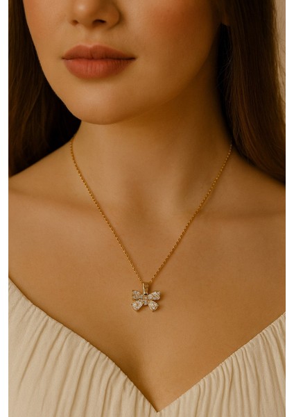 Altın Renk Fiyonk Sf Zincir Çelik Kolye - 3659 fiyatları