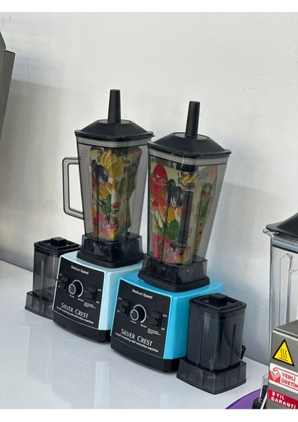 Güçlü 7000W 2,5l Endüstriyel Buz Kırıcı ve Blender Siyah modelleri