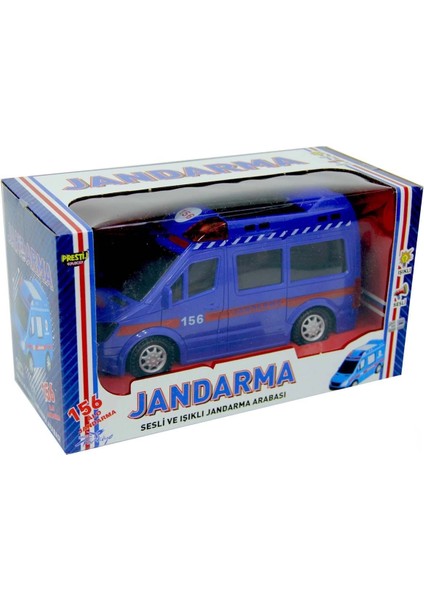 Işıklı Sesli Pilli Jandarma Arabası - FAB(156)