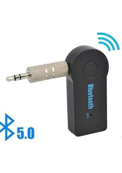 Bluetooth Araç Kiti Aux Çıkışlı Telefon Müzik Alıcı Tüm Cihazlara Uyumlu