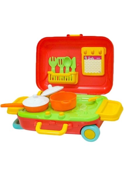 Dede Barbie Mutfak Seti Bavulum