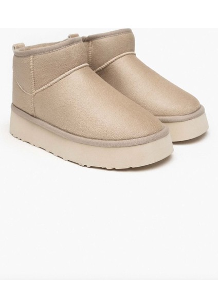 Içi Kürklü Kalın Taban Kısa Süet Bot fırsatları