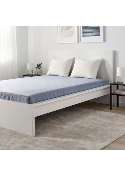 Tek Kişilik Yatak, Açık Mavi, 90X200 Cm, Ekstra Sert fiyatları