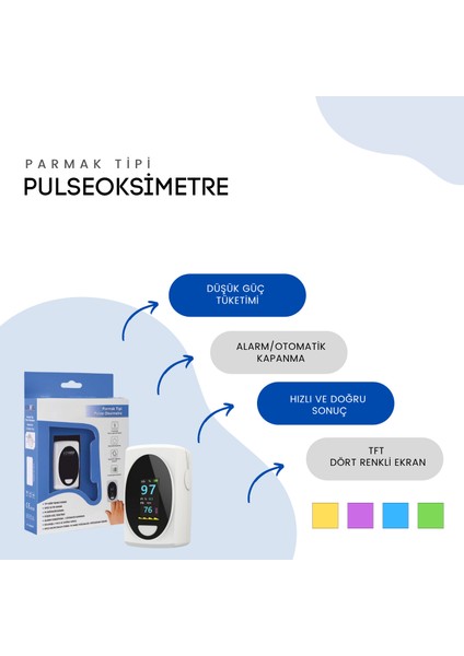 Parmak Tipi Oksimetre Kan Oksijen Nabız Ölçer Pulse Oksimetre fiyatları