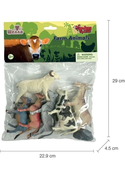 7141,7142,7143 Poşette 10 Parça Hayvan Seti modelleri