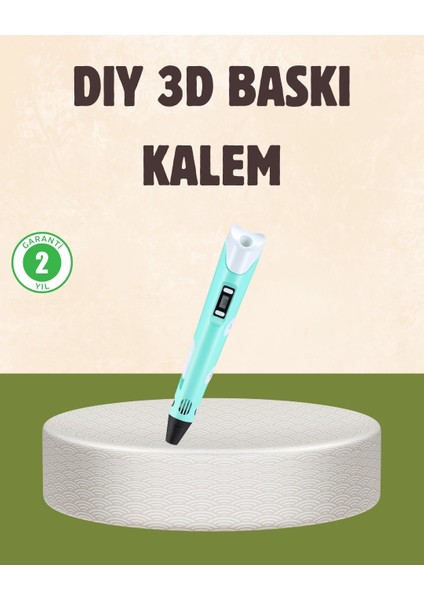 Abs ve Pla Filament Destekli 3D Yazıcı Kalem
