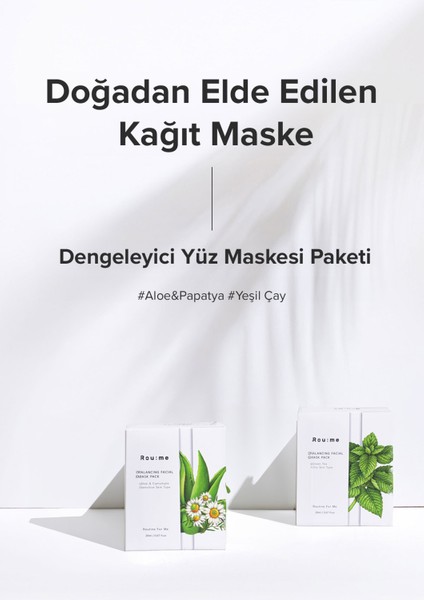 Aloe ve Papatya Ekstraktlı Yatıştırıcı ve Nemlendirici Kağıt Maske fiyatları