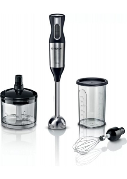 Paslanmaz Çelik El Blender Seti 800W Siyah Ergonomik Tasarım