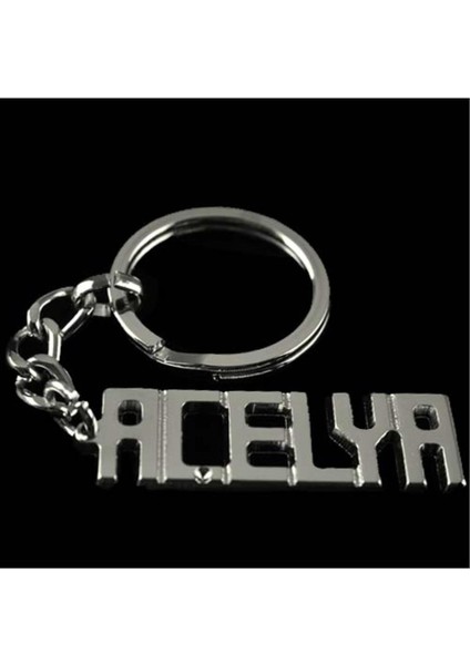 shop Açelya Isimli Anahtarlık-Gümüş Rengi fiyatları