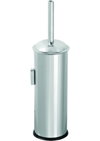 Klozet Fırçası Bombe Kapaklı Paslanmaz Askılı