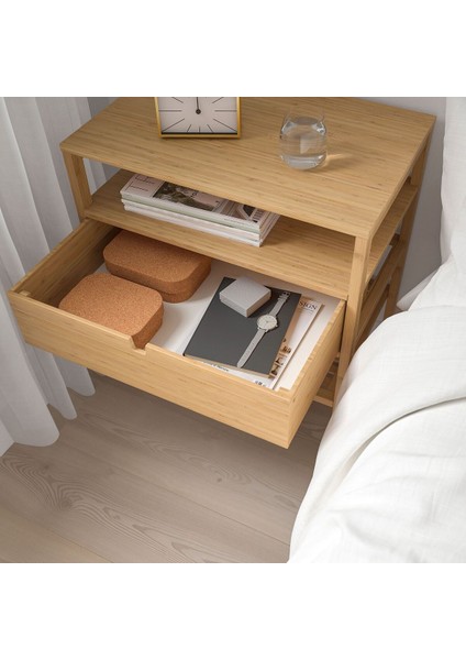 Komodin, Bambu, 60X40 cm fırsatları