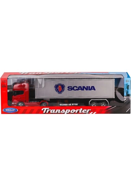 32671S-W Welly Scania Transporter V8 R730 1:24 fiyatları