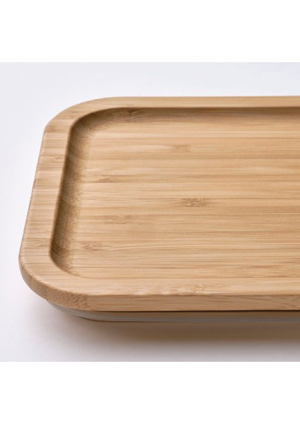 Saklama Kabı Kapağı, Bambu, Dikdörtgen fiyatları