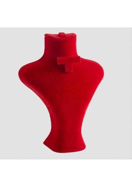 shop 23 cm Takım Manken Anfora Kumaş-Kırmızı