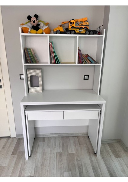 Çalışma Masası Çok Amaçlı Kitaplık, Raflı, Çekmeceli Öğrenci ve Yetişkinler Için modelleri