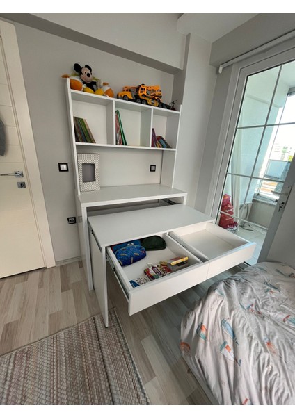 Çalışma Masası Çok Amaçlı Kitaplık, Raflı, Çekmeceli Öğrenci ve Yetişkinler Için fırsatları