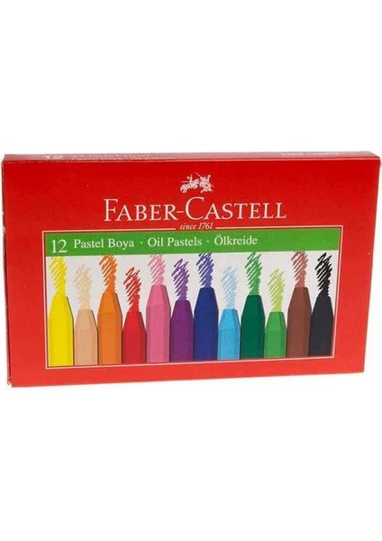 Pastel Boya 12 Renk Büyük Boy