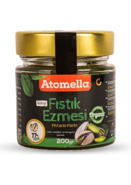 Antep Fıstık Ezmesi (Organik) 200 Gr.