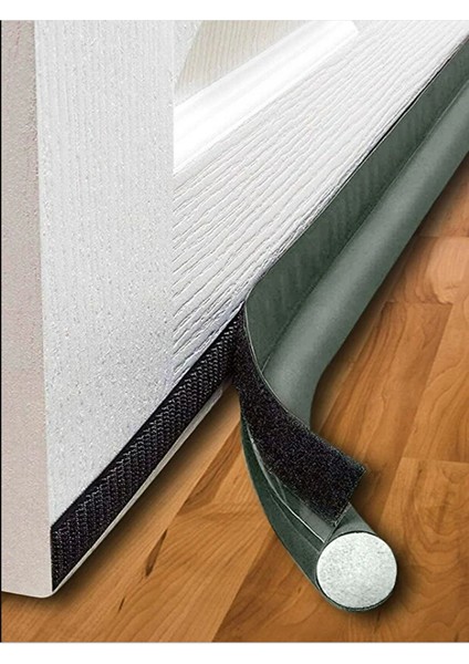 Yeni Nesil Lux Kapı Altı Cırtlı Rüzgar Önleyici Sünger 90 cm