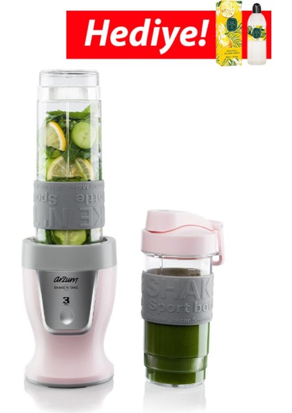 Pratik Kişisel Mini Blender ve Ferah Limon Kolonyası Hediye Seti