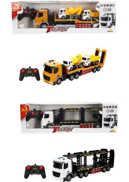 4326 Kamyon 1/18 Transporter Sesli Işıklı