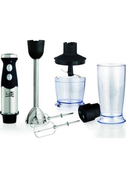 Gümüş Renk El Blender Seti 800W Xxl, Çok Fonksiyonlu ve Şık Tasarım