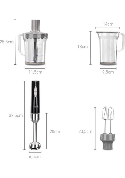 Siyah Mega Blender Seti, Güçlü ve Şık Mutfak Için Mükemmel Seçim fiyatları