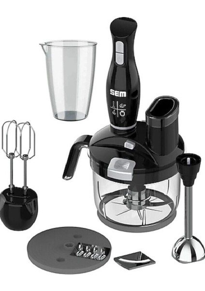 1500W Çok Fonksiyonlu Hızlı Çok Amaçlı Blender Siyah, Renkli Seçenekler