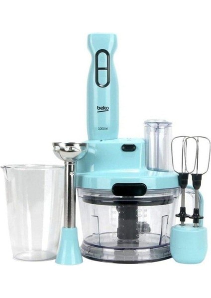 Mavi Rhb 2910 M 1000 W Blender Seti, Şık ve Güçlü Ev Mutfak Cihazı
