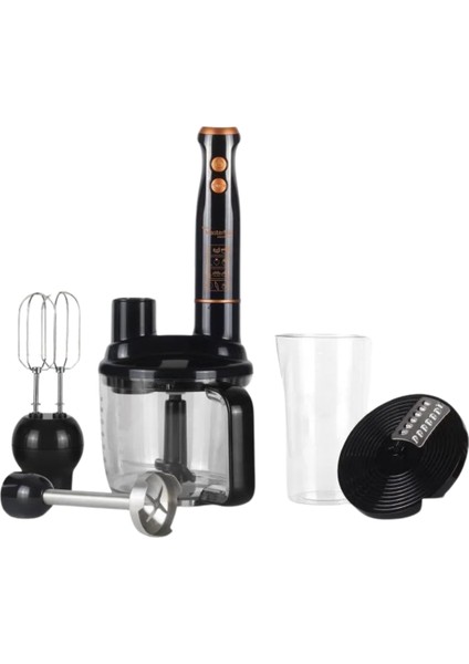 Çok Fonksiyonlu Siyah Blender Seti - Pratik ve Şık Mutfak Aleti