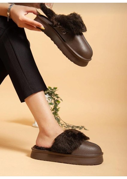 Kutox Kışlık Kadın Ev Terliği