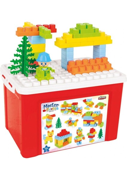 Buğz 03 572 Aksesuarlı Master Bloklar 194 Parça 15 Litre Saklama Kabında
