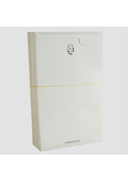 shop 12 Bölmeli Halhal ve Tasma Kartı 10 Adet-Beyaz fiyatları