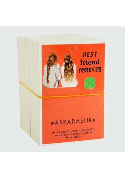 shop 3lü Arkadaşlık Bileklik Kartı-Pembe