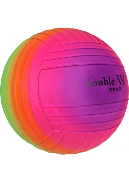 Double W Sports Gökkuşağı Tırtıklı Pvc Top 23 cm - PLS-200 modelleri