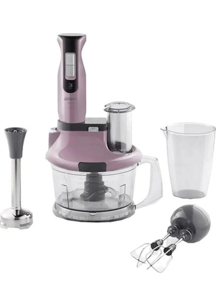 Gri Çok Amaçlı Blender Seti, Dayanıklı ve Çok Fonksiyonlu Mutfağınız Için