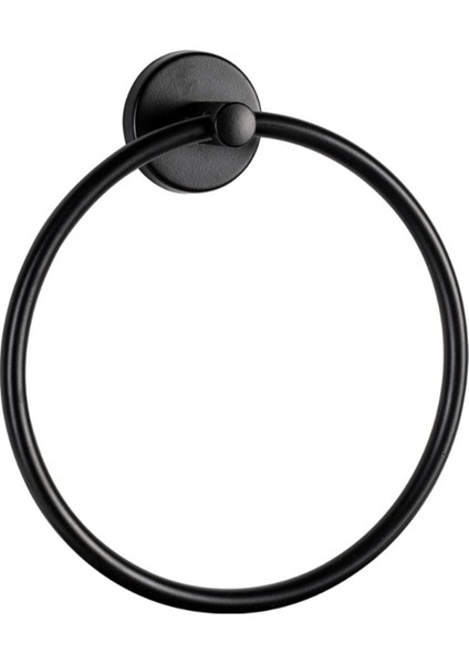 Mk Amasra Yuvarlak Havluluk Siyah Vidalı