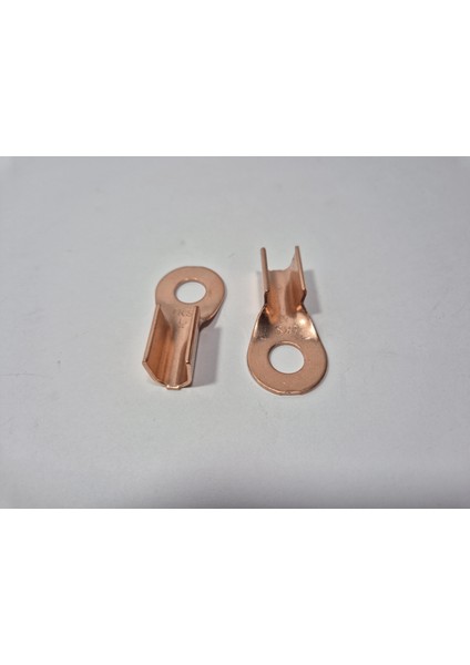 2 Ga Bakır Yalıtımsız Amfi Kablo Ucu – Akü ve Şase Için 35MM Bakır Pabuç - 2ga Amfi Güç Kablosu Ucu - 2 Adet