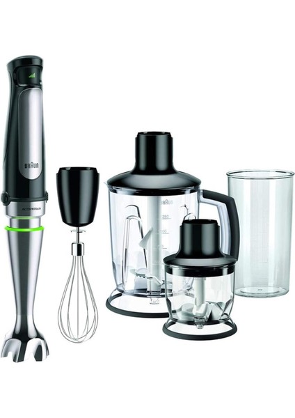 Güçlü 1000W El Blender Seti, Siyah, Çok Fonksiyonlu, Dayanıklı ve Pratik Kullanım