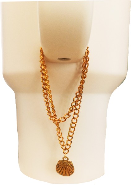 Termos Suluk Charmı Çanta Süsü Aksesuar Charm Bakır Deniz Kabuğu