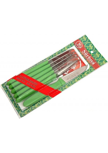 61007 - Sürmene Meyve Bıçağı 7,5 cm 6 Lı - Lisinya fiyatları