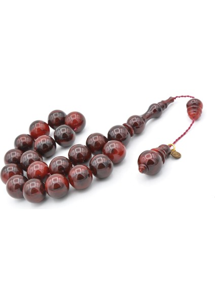 Vefa Usta Imzalı Küre Kesim Bordo Sıkma Kehribar Efe Maskot Tesbih fiyatları